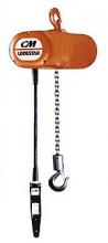 Lodestar 2-Ton Electric Hoist, 3-Phase, 20' Lift, 8 FPM, Hook photo