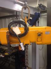 Factory Refurbished - Harrington 1-Ton Electric Hoist, 10' Lift photo