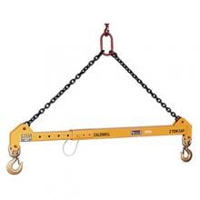 Caldwell 15-Ton Adj Spreader Beam, S: 12 - 20', W/ Chain Top Rigging